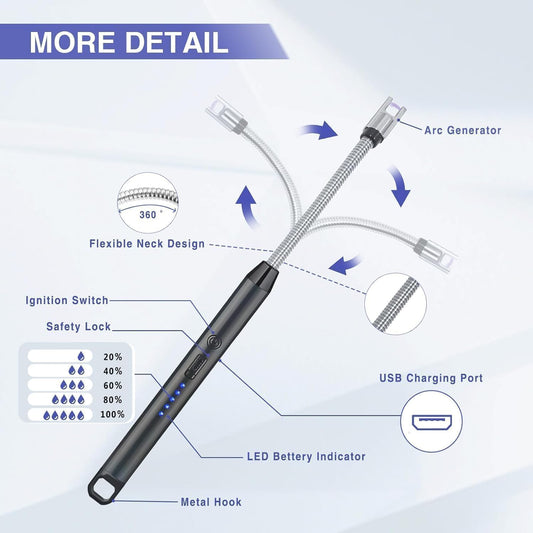 FlexiFlame Rechargeable Electric Arc Lighter