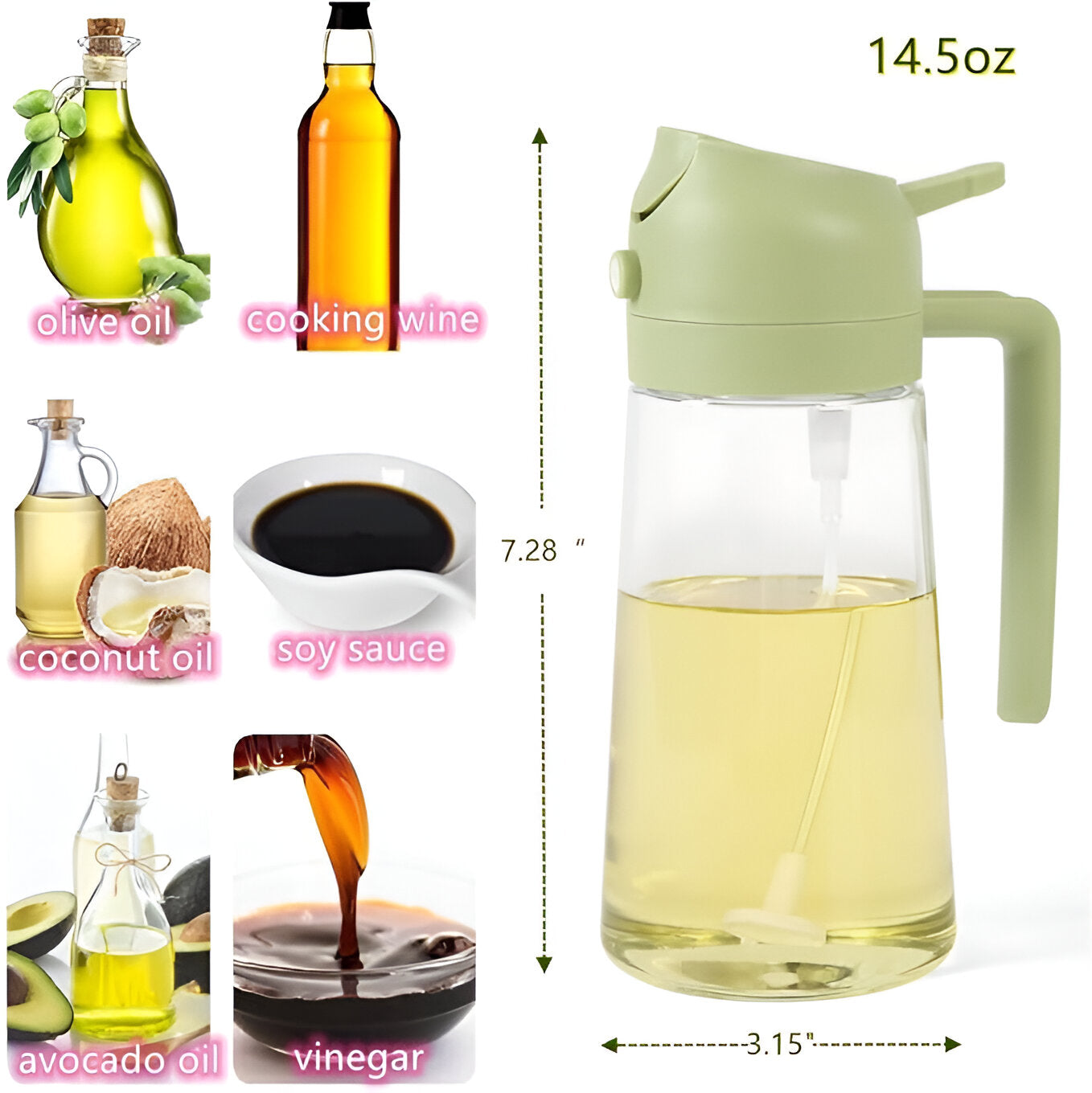 2 in 1 Oil & Sauce Dispenser