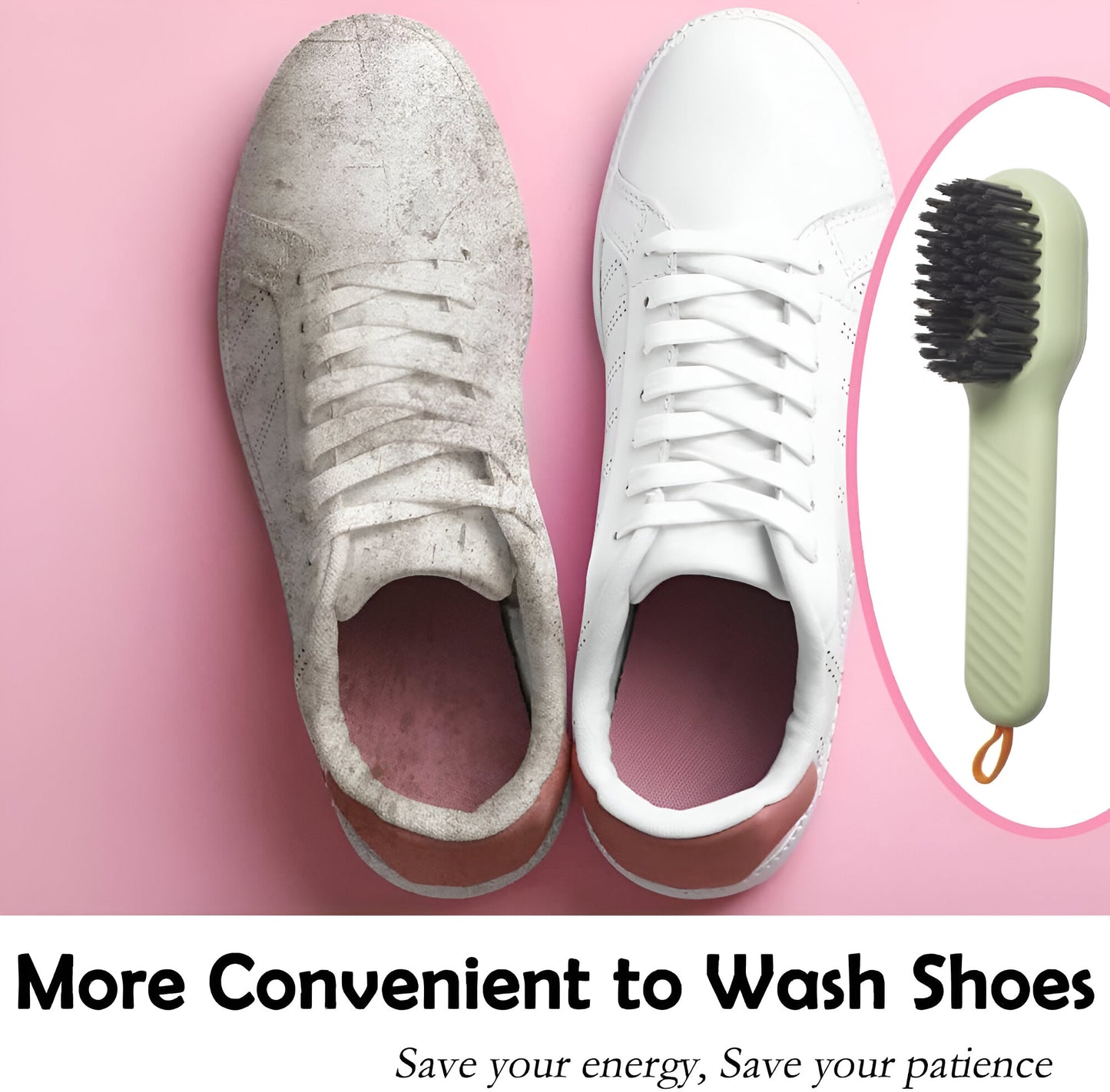 TrueScrub Cleaning Brush with Soap Dispenser