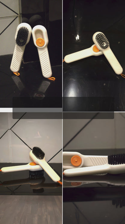 TrueScrub Cleaning Brush with Soap Dispenser